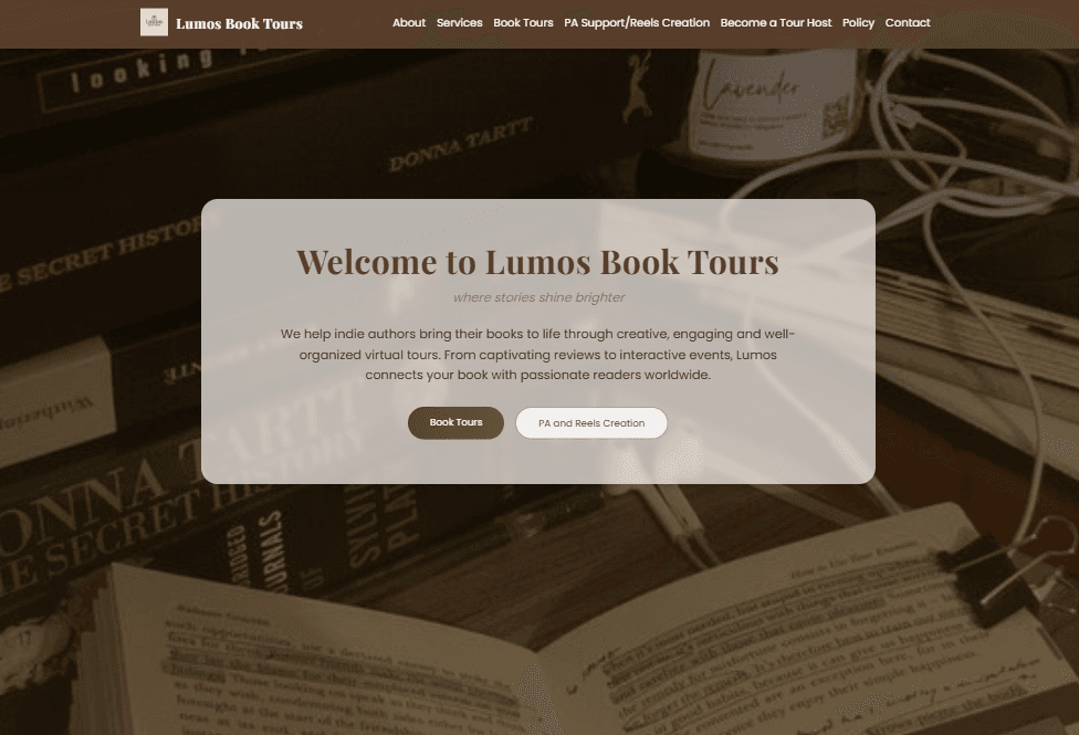 Lumos Book Tour
